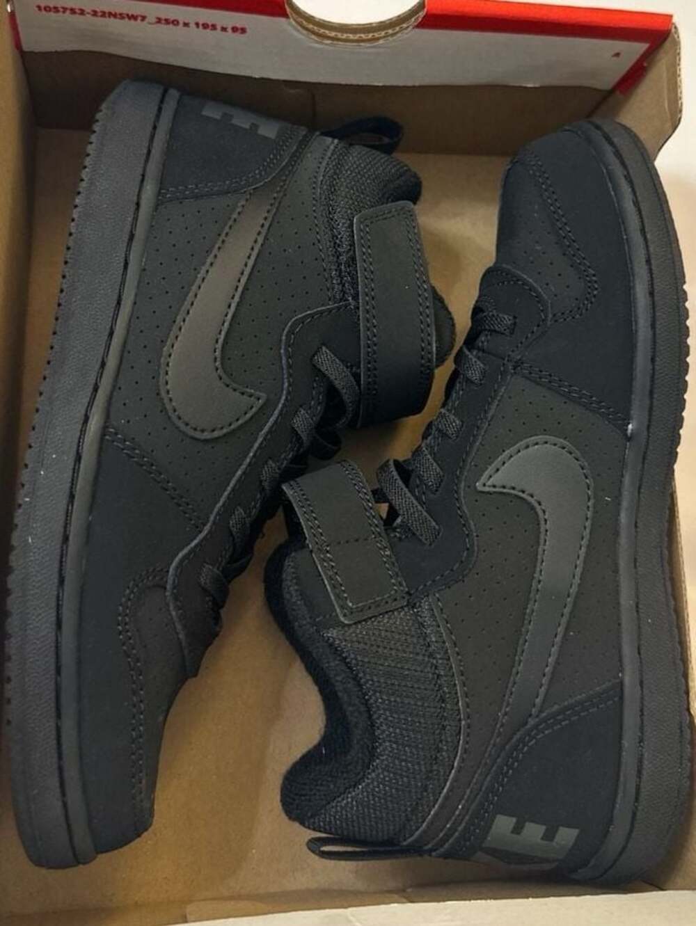Court Borough Mid PS 'Triple Black' - Nike - 870026 001 - black/black/black